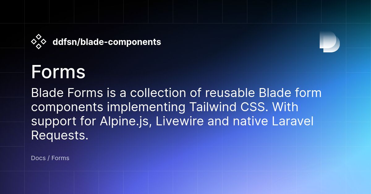 Forms - Blade Components