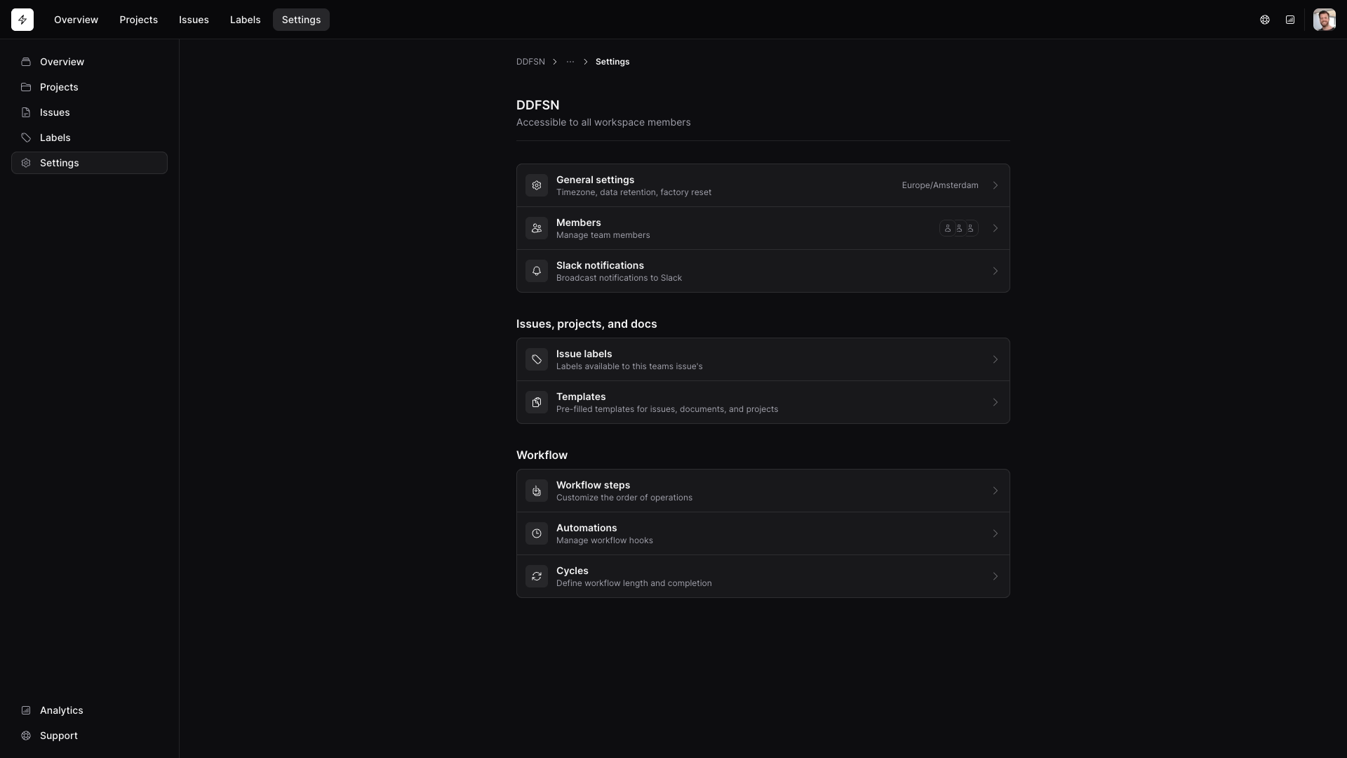 Header layout with sidebar