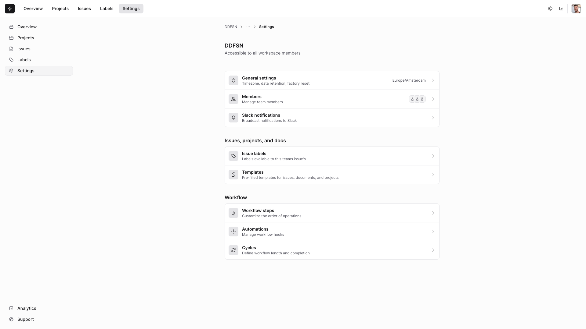 Header layout with sidebar
