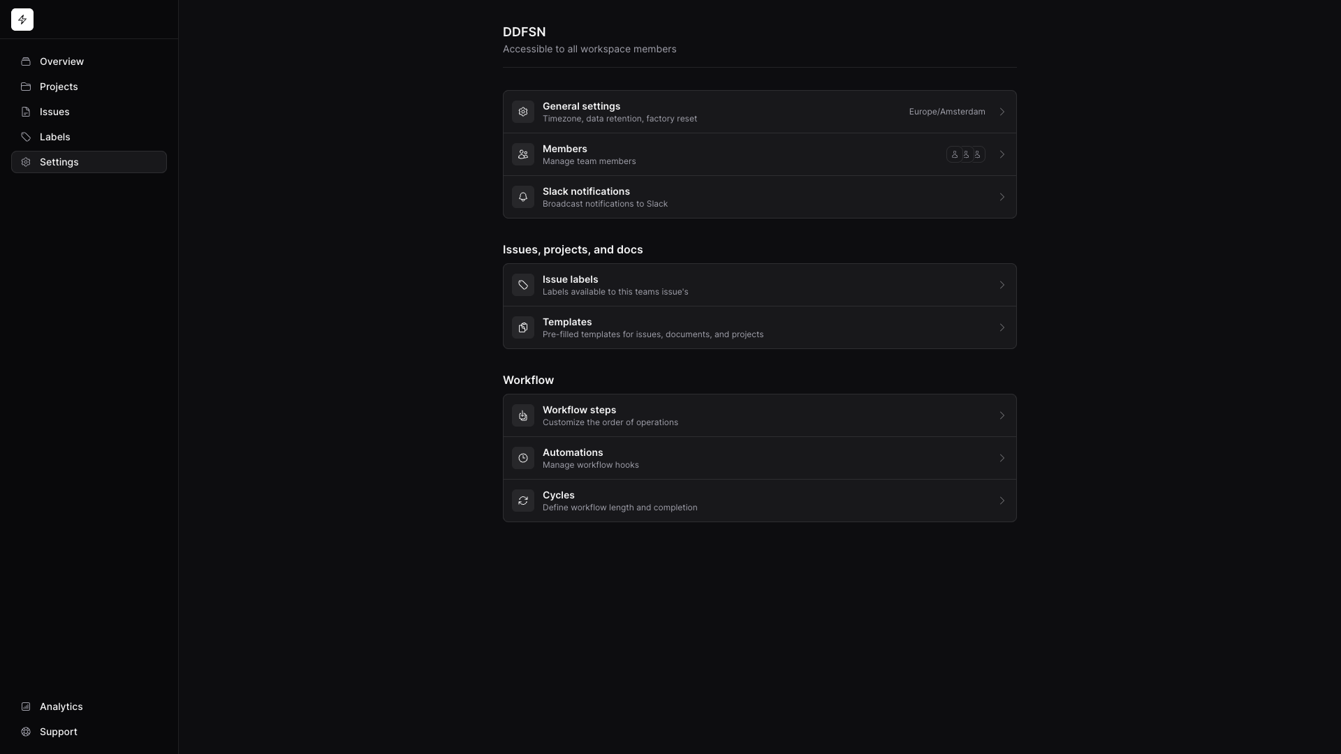Basic sidebar layout