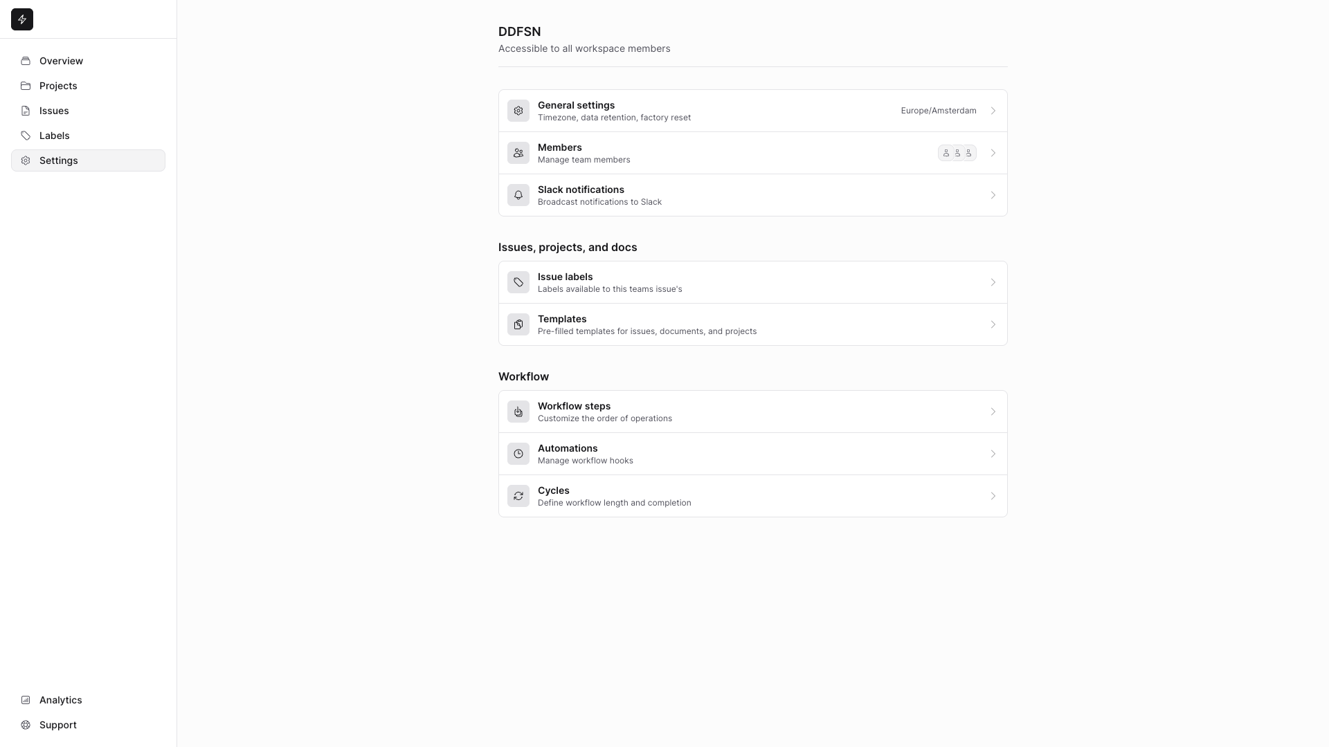 Basic sidebar layout