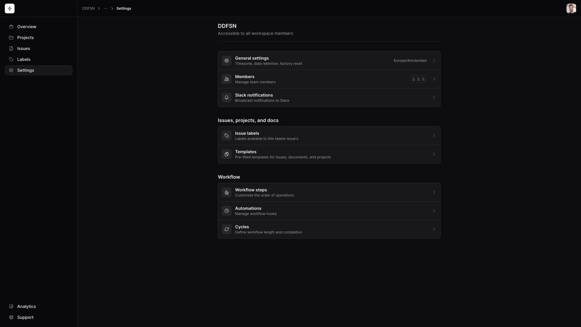 Sidebar layout with header