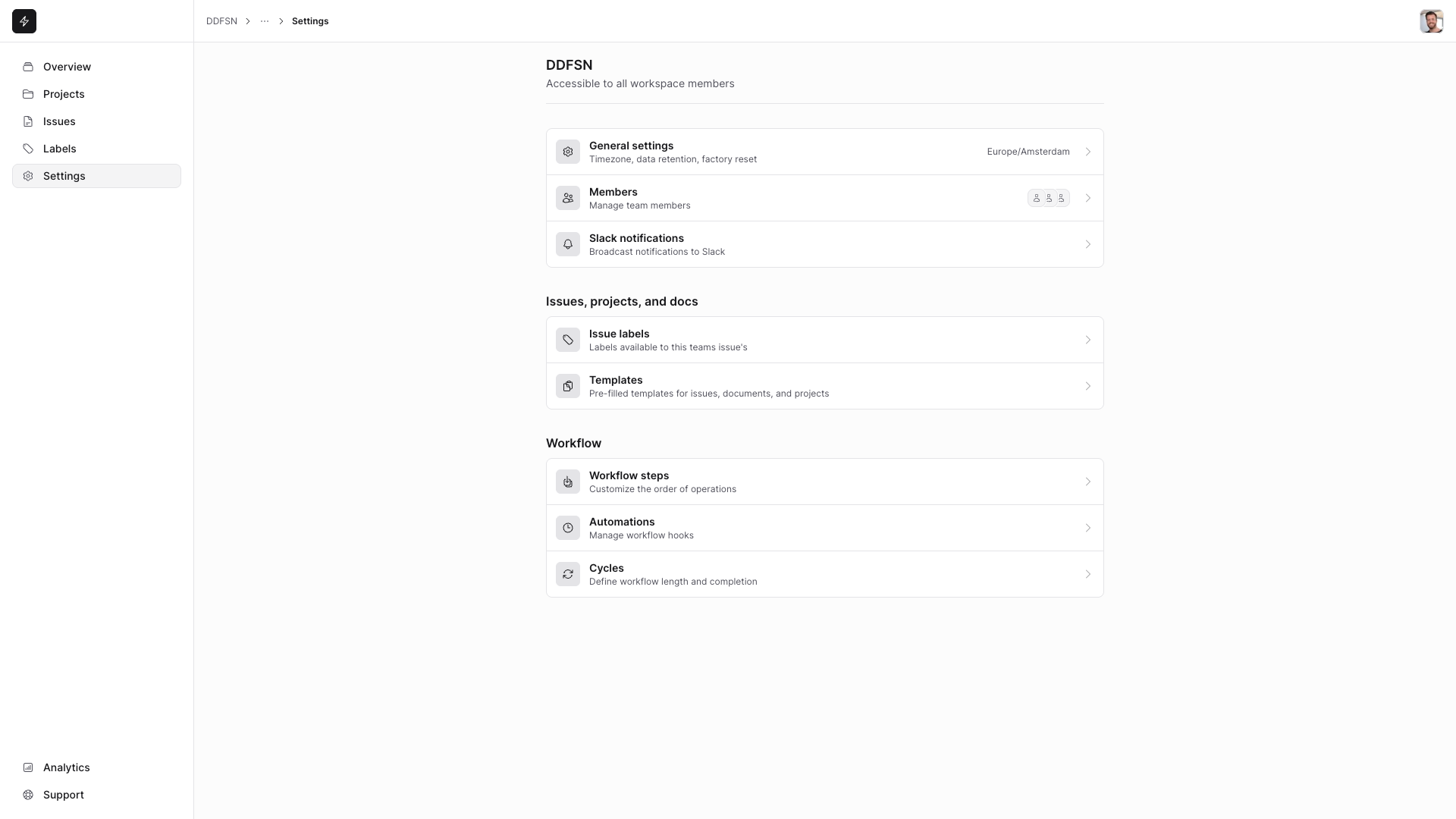 Sidebar layout with header